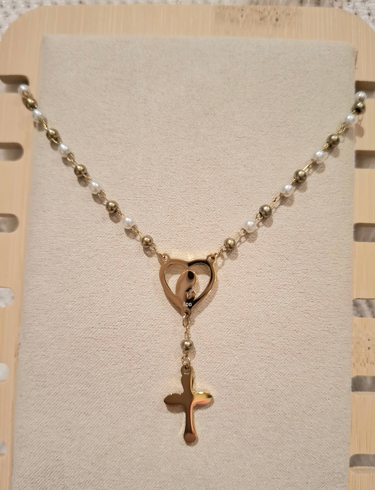 Bracelet perles Nossa senhora 🙏