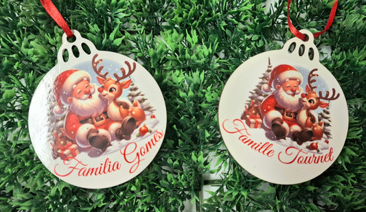 Boules de Noël Famille