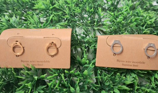 Boucles d'oreilles simples menottes