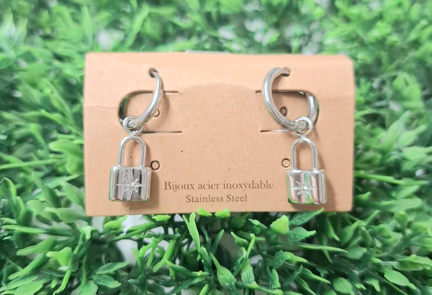 Boucles d oreilles cadenas