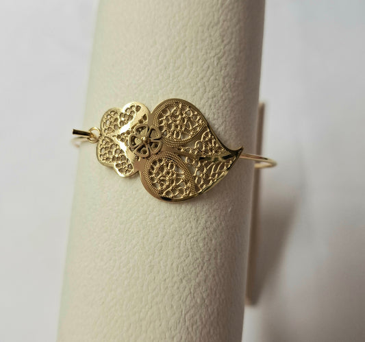 Bracelet Jonc coração de viana
