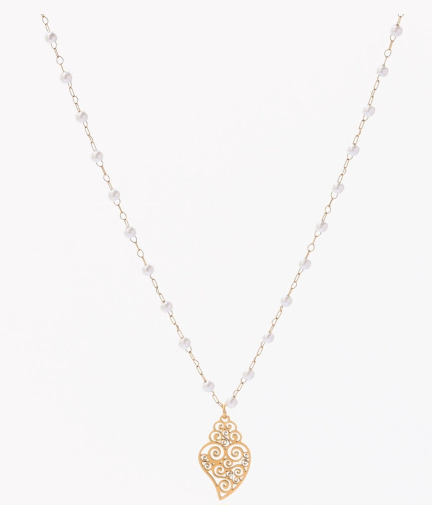 Collier Viana Perles Blanches