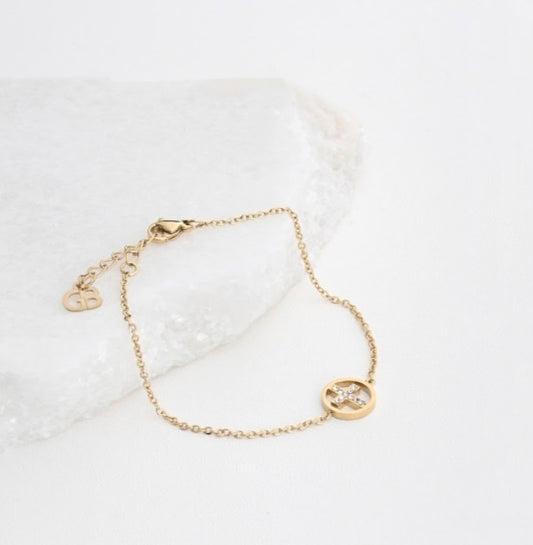 Bracelet Croix et Brillants