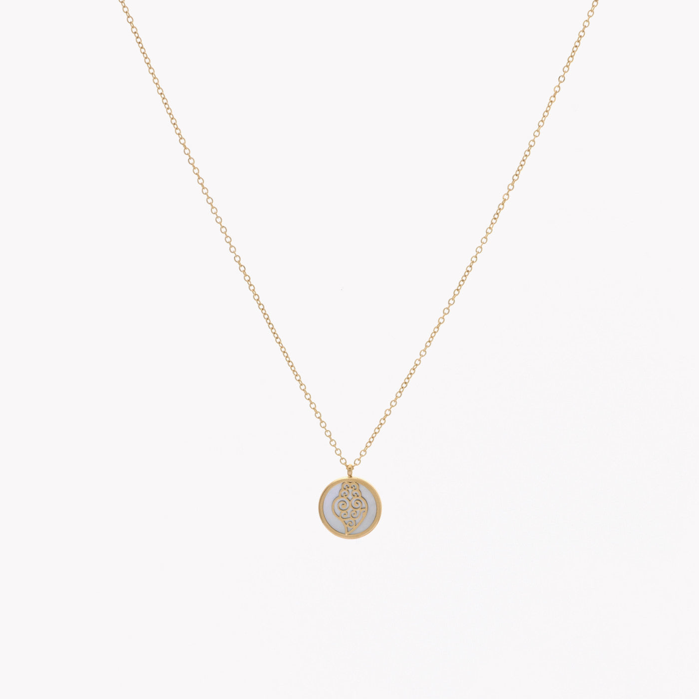 Collier Rond Coração de Viana