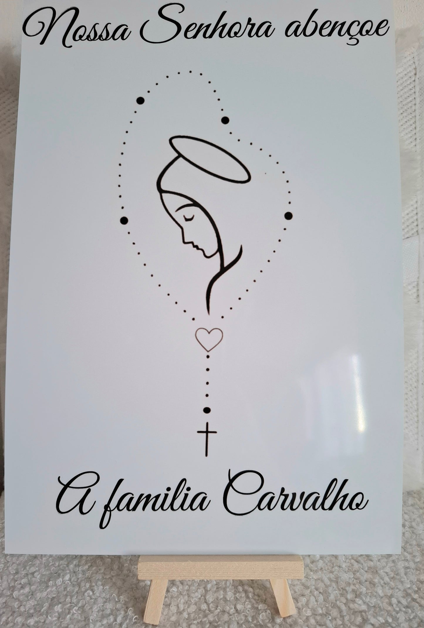Affiche métal Nossa senhora 🙏