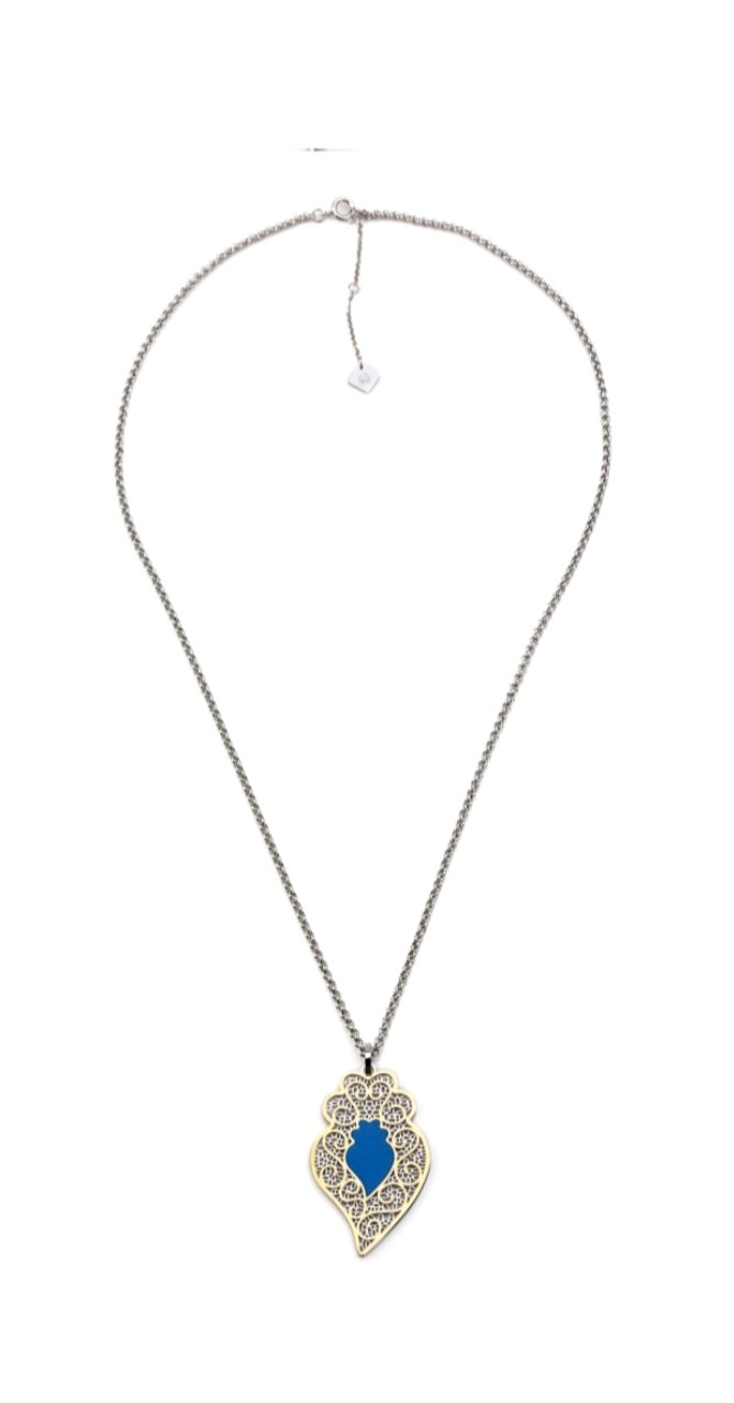 Collier Argenté Coração de Viana 🇵🇹