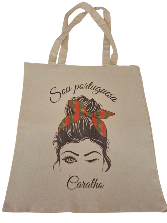 Tote bag Sou portuguesa caralho ✨️