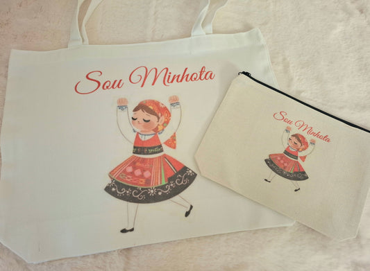 Tote Bag + trousse sou minhota 🇵🇹