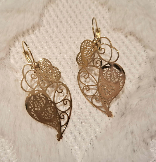 Boucles d'oreilles Coração de viana 🇵🇹